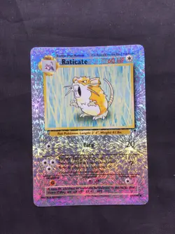 Pokemon Cards: Legendary Collection Reverse Holo: Raticate 61/110 - Image 1