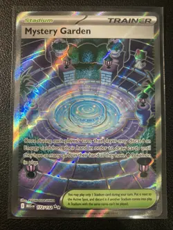Mystery Garden Trainer Holo Card Mega Evolution 172/132 - Image 1