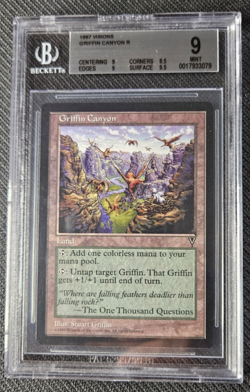 Visions - Griffin Canyon - MTG - Magic the Gathering - Mint - BGS 9 B+ - Image 2