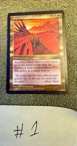 Squandered Resources x3 MTG Visions - Image 2