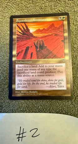 Squandered Resources x3 MTG Visions - Image 4