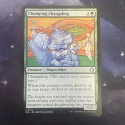 Mtg - Chomping Changeling (0172) Lorwyn Eclipsed-Uncommon - NM - Image 1