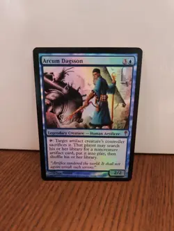 Magic The Gathering Arcum Dagsson Coldsnap Foil Ex Ungraded - Image 1