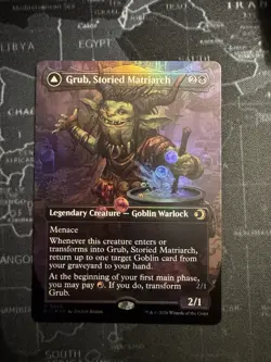 Grub, Storied Matriarch - Foil (Borderless) Lorwyn Eclipsed - Mtg - Image 1