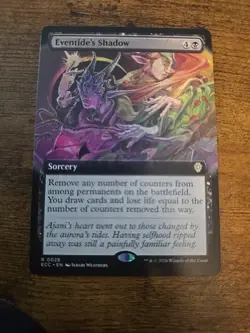 Eventide's Shadow (Extended Art) Commander: Lorwyn Eclipsed Regular - Image 1
