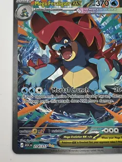 Pokemon TCG Mega Feraligatr ex SIR 274/217 Ascended Heroes English Pack Fresh - Image 3