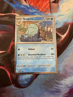 Quagsire 156 Scarlet & Violet Black Star Promo Cosmos Holo Pokemon Card TCG NM - Image 1