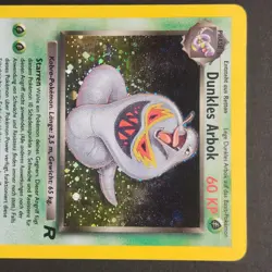 Pokemon TCG Karte - Dunkles Arbok Holo - 2/82 - Team Rocket Deutsch - Image 4