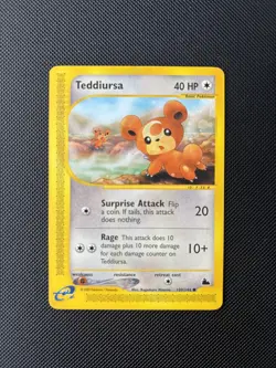 Pokemon Card Skyridge Teddiursa 109/144 E Series Pokemon TCG - Image 1