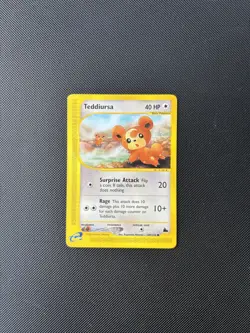 Pokemon Card Skyridge Teddiursa 109/144 E Series Pokemon TCG - Image 2