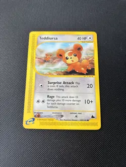 Pokemon Card Skyridge Teddiursa 109/144 E Series Pokemon TCG - Image 3