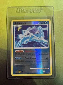 Pokemon- Suicune 19/132 Reverse Holo - Secret Wonders 2007 Diamond Pearl LP - Image 1