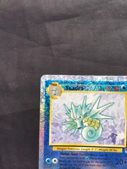 Pokemon Cards: Legendary Collection Reverse Holo: Seadra 63/110 - Image 3