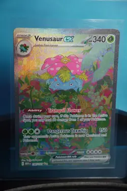 Pokemon TCG Venusaur ex 198/165 Sv: Scarlet & Violet 151 SIR Full Art Holo - Image 1