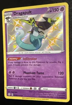 Pokemon DRAGAPULT SV062/SV122 (Shining Fates Shiny Vault) Baby Shiny - NM/Mint - Image 3