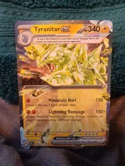 Tyranitar ex SV03: Obsidian Flames Pokemon #066/197 Double Rare NM/M - Image 1
