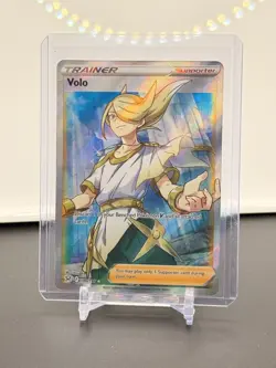 Volo #196 FA Trainer Ultra Rare Holo 196/196 Pokemon TCG Lost Origin NM - Image 1