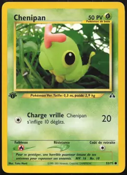 Carte Pokemon Chenipan 53/75 Edition 1 Neo Discovery Francais - Image 1