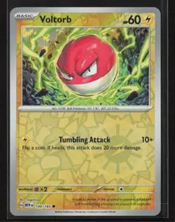 Voltorb #100/165 SV: Scarlet & Violet 151 Reverse Holo Pokemon TCG NM/M - Image 1