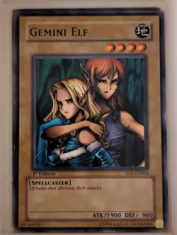 Gemini Elf SD6-EN004 Structure Deck: Spellcaster's Judgment 1st Edition - Image 1