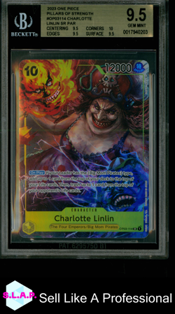 CHARLOTTE LINLIN ALT ART SR 2023 ONE PIECE PILLARS OF STRENGTH OP03114 BGS 9.5 - Image 1