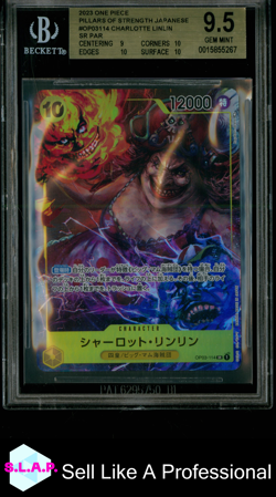 CHARLOTTE LINLIN SR PAR 2023 ONE PIECE PILLARS OF STRENGTH JAP OP03114 BGS 9.5 - Image 1