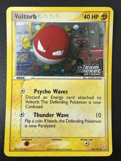 Voltorb 80/109 EX Team Rocket Returns Stamped Reverse Holo Pokemon TCG Card NM - Image 1