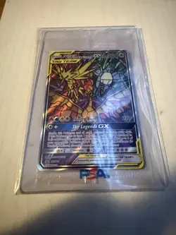 Pokemon TCG Hidden Fates Moltres & Zapdos & Articuno Stained Glass Promo SM210 - Image 1