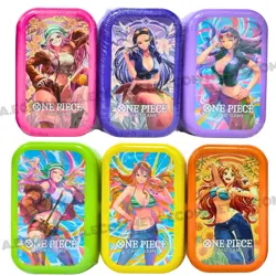 One Piece Card Game Mini-tin Pack Set Vol.2 Asia Exclusive - Set of 6 Sealed JPN - Image 1
