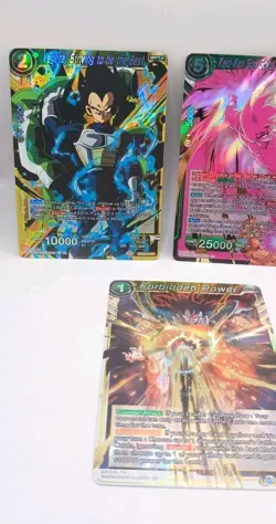 Dragon Ball Z Super Card Game Lot Of 5 Vegeta Goku Piccolo Gohan - Image 2