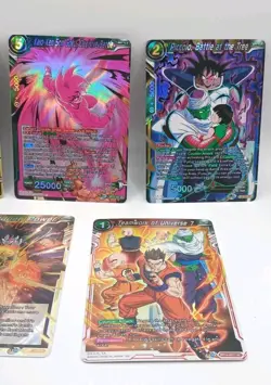 Dragon Ball Z Super Card Game Lot Of 5 Vegeta Goku Piccolo Gohan - Image 3