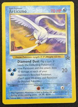 Articuno 22/53 Black Star Promo Pokemon TCG WOTC Vintage LP - Image 1