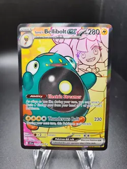 Iono's Bellibolt ex Full Art 172/159 Sv09: Journey Together Pokemon Card TCG NM+ - Image 1