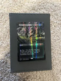 Verdant Catacombs (Borderless) (Dragonscale Foil) NM Foil Special Guests MTG - Image 3