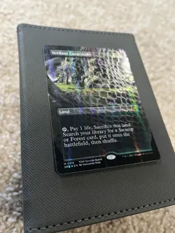 Verdant Catacombs (Borderless) (Dragonscale Foil) NM Foil Special Guests MTG - Image 4