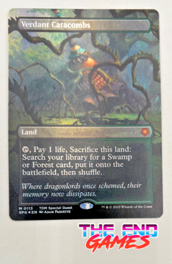 Verdant Catacombs (Borderless) Foil Special Guests Magic The Gathering MTG Card - Image 1