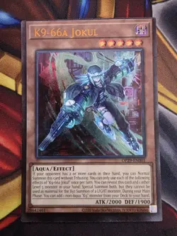 Yu-gi-oh! Ultimate Rare K9-66a Jokul OP29-EN001 LP Miscut - Image 1