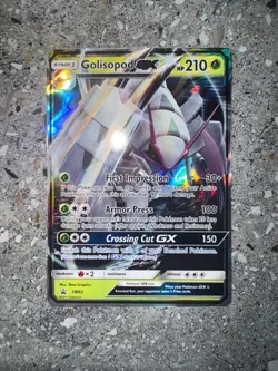 Pokemon TCG Cards Golisopod GX SM62 Black Star Promo Holo MINT - Image 3