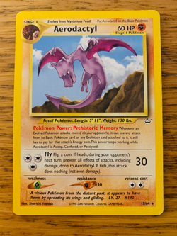 Aerodactyl (15/64) Rare Neo Revelation Set Pokemon Card! FREE P&P! - Image 1