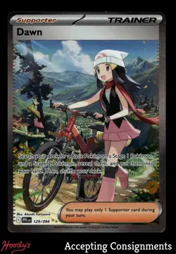 2025 Pokemon TCG Mega Evolution Phantasmal Flames #129 Dawn SIR FULL ART - Image 1