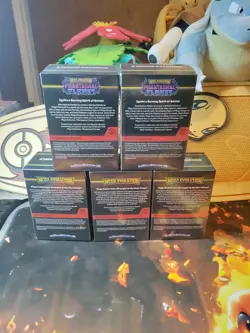 Pokemon TCG Phantasmal Flames (X2) and Mega Evolution (X3) Booster Bundles - Image 3
