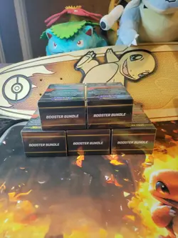 Pokemon TCG Phantasmal Flames (X2) and Mega Evolution (X3) Booster Bundles - Image 5