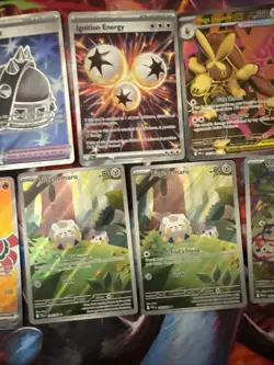 Pokemon TCG Phantasmal Flames/Mega Evolution Lot Of 9 (IR, Full Arts) - Image 4
