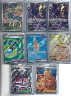 Pokemon TCG Lot of 8 Mega Evolution Phantasmal Flames EX Full Arts mint - Image 1