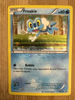 Froakie XY138 X & Y Holo Ultra Rare Black Star Promo Pokemon Card MP - Image 1