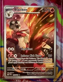 Pokemon TCG Blaziken EX Holo Card Destined Rivals 192/182 Ultra-Rare NM - Image 1