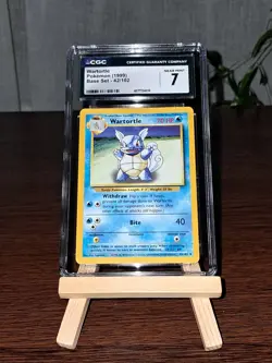 1999 Pokemon CGC 7 Wartortle 42/102 - Vintage Graded Pokemon TCG Card - Image 1