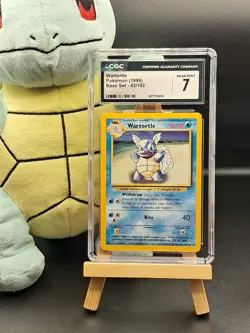1999 Pokemon CGC 7 Wartortle 42/102 - Vintage Graded Pokemon TCG Card - Image 2