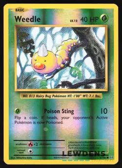Weedle - 5/108 - Reverse Holo Common - XY Evolutions - Pokemon Card - Image 1