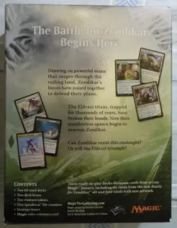 DUEL DECKS - ZENDIKAR VS ELDRAZI - SEALED BOX MTG MAGIC THE GATHERING - Image 2